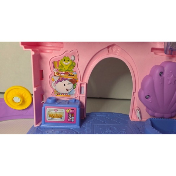 Little People Disney Princess Playset Castle Clock Tower Mattel Preowned - Picture 5 of 14